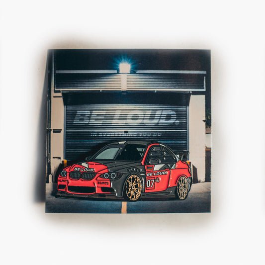 Be Loud x KUWTB Kustoms E92 M3 Limited Edition Enamel Pin