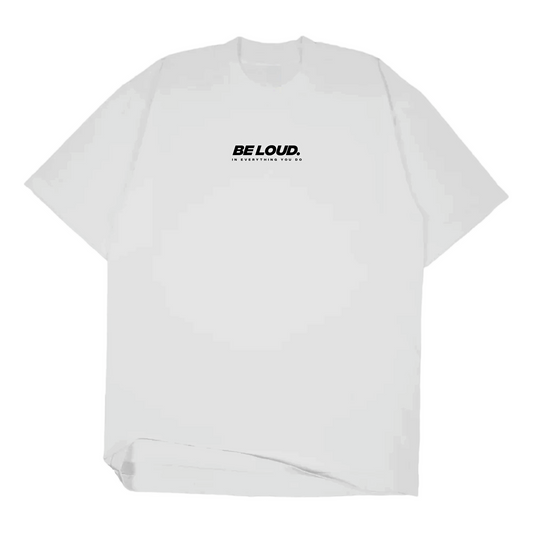 White 'Be Loud' Crew Neck